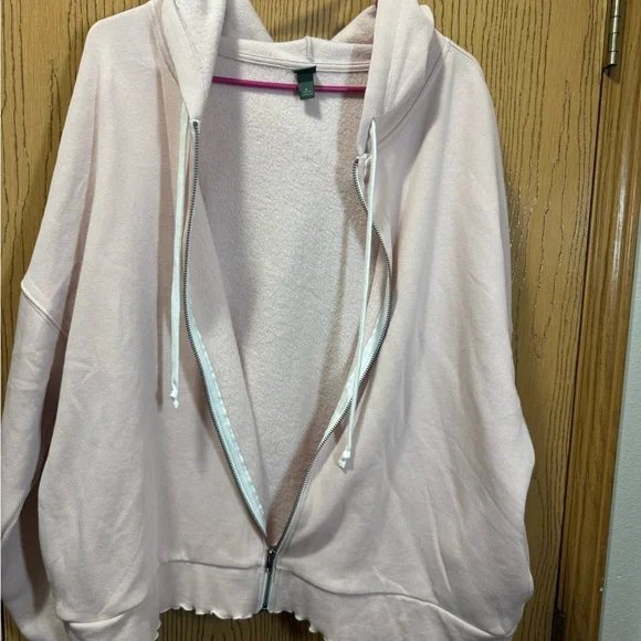 Wild Fable Blush Pink Zip-Up Hoodie size XL - Picture 4 of 7